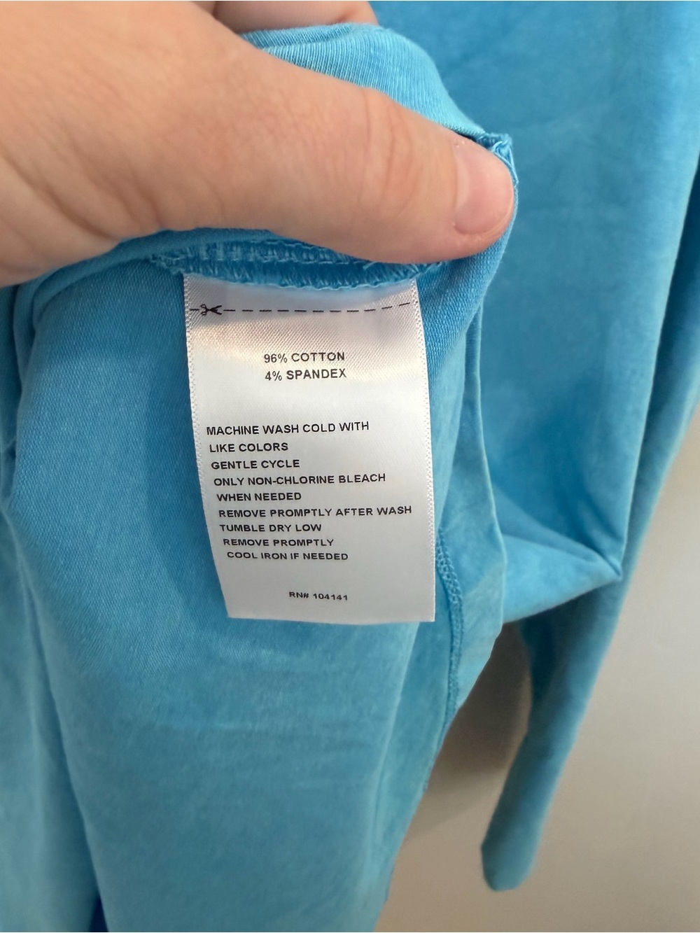 DSG Washed Performance Cotton Hoodie, 50+ UV Protection, Shining Blue, XL - Picture 4 of 5